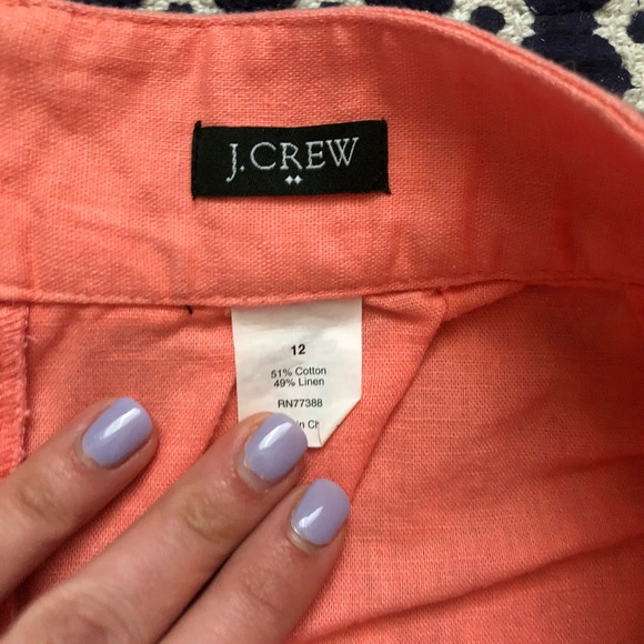 Coral JCrew Skirt - Picture 3 of 3